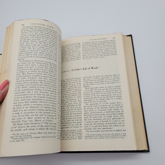 Criticism: The Foundations of Modern Literary Judgment 1958‎ - Picture 9 of 10